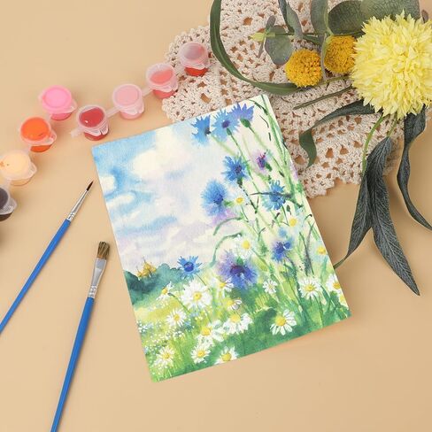 50 Sheets Watercolor Paper, Paper for Painting Water Color Paper Drawing Paper Watercolor Paper Watercolor Art Paper Paint Paper for Watercolor Drawing for Student Artist in Saudi Arabia