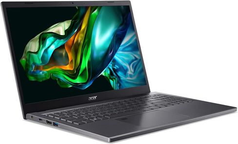 Acer Aspire 5 15 2023 كمبيوتر محمول للأعمال 15.6 بوصة FHD IPS 10-Core 13th Intel i7-1355U 16 جيجا رام 4 تيرابايت SSD Iris Xe Graphics Thunderbolt 4 Wi-Fi 6E لوحة مفاتيح بإضاءة خلفية بصمة Windows 11 Pro مع ONT 32 جيجا USB in Kuwait