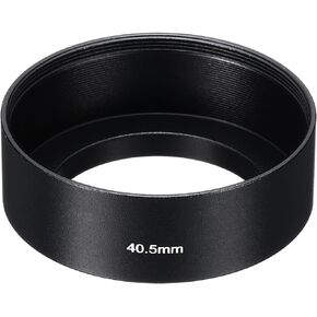 PATIKIL 39mm Lens Hood, Standard Focus Frosted Surface Anti-Reflective Inside Hood for Camera Lens, Black