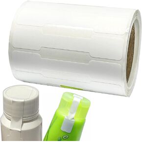 Blank Generic Tamper Evident Label - 2.8 x 1/2 Inch Tamper Proof Stickers with Permanent Adhesive Made with Durable PVC Material Waterproof,500 Labels on a Roll