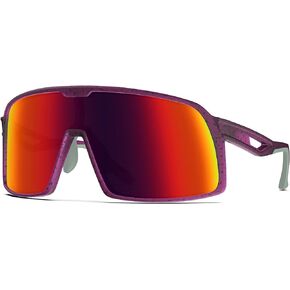 MAXJULI Polarized Cycling Sunglasses for Men Women, Windproof Outdoor Sports Running UV400 Protection Sun Glasses 8214