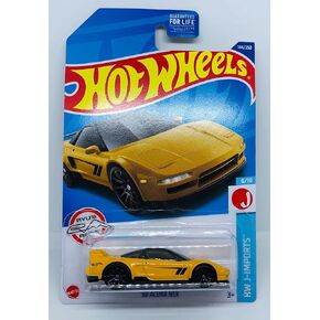 Hot Wheels 2022 - '90 Acura NSX - Yellow - HW J-Imports 6/10-144/250