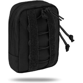 PETAC GEAR Tactical Vertical GP Pouch,Small MOLLE/Belt Medical Utility Organizer Pouches.