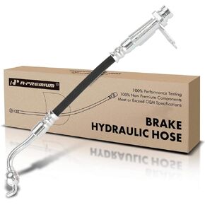 A-Premium Rear Passenger Outer Brake Hydraulic Hose Compatible with Select Hyundai Models - Hyundai Accent 2012 2013 2014 2015 2016 2017 - Replace# 587381R300