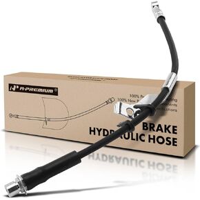 A-Premium Front Driver Brake Hydraulic Hose Compatible with Chevy and GMC Models - Captiva Sport 2014-2015, Equinox 2017, Terrain 2017 - Replace# 20925202