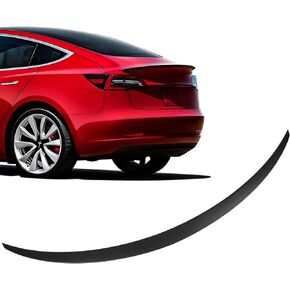 Xipoo Spoiler متوافق مع Tesla Model Y Spoiler الأصلي لاستبدال شفة الجناح الخلفي لملحقات 2020 2021 2022 2023 Tesla Model Y (أسود غير لامع)