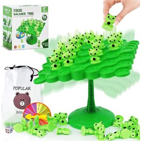 Frog Balance Game,Two-Player Balance Game Tree Parent-Child Interactive Family Tabletop Puzzle Game Toy,Birthday Festival Board Games for Boys Girls