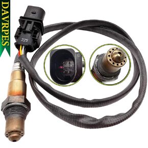 17025 LSU 4.9 WideBand Oxygen Sensor PLX AEM 0258017025 30-4110 30-0300 30-0310 For Chevrolet Ford Honda Toyota 5 Wires X Series AFR Inline Controller UEGO Air and Fuel Ratio Gauge Kit Sensor…