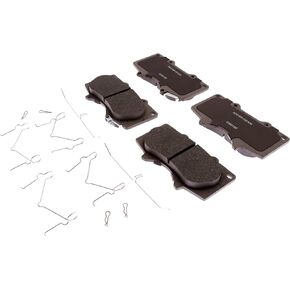 ACDelco Silver 14D976CHF1 Ceramic Front Disc Brake Pad Set with Clips