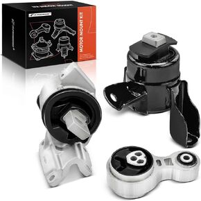 A-Premium 3PCS Engine Motor Mount Transmission Mount Torque Strut Mount Set Compatible with Ford Fusion 2010-2012 & Mercury Milan 2010-2011, L4 2.5L, Manual Transmission, Replace# 9E5Z6068B 9E5Z6068C