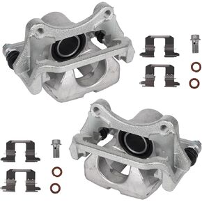 KUSATEC 19B3351 19B3350 Disc Brake Caliper with Bracket fit for Toyota Highlander 2008-2013; Both Left and Right side