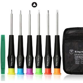 Fixinus Full Triangle Head Screwdriver Set For Electronic Toys, 7-Piece Triangle Security Screws Driver Tool Kit For Thomas McDonald's Toy Series Repair Battery Disassemble - Toys Triangle Driver Set