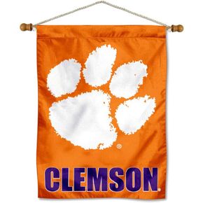 Clemson Tigers Banner with Hanging Pole