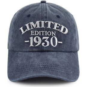 Limited Edition 1930 1931 1932 1933 1934 1935 1936 1937 1938 1939 Hat for Men Women, Adjustable Cotton Baseball Cap