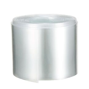 uxcell 43mm Flat Width 27mm Dia PVC Heat Shrink Tubing Battery Wrap 5m Long for 26650 Battery Clear