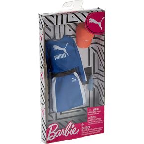Barbie Clothes: Puma Branded Outfit Doll with 2 Accessories, Skirt Set