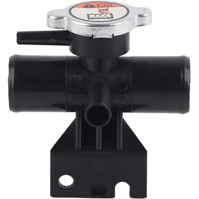 Radiator Filler Neck, 1350A015 Car Radiator Coolant Filler Neck with Radiator Fill Cap for Mitsubishi Lancer Outlander Sport