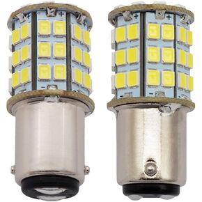 GRV Ba15d 1142 1076 LED Bulb 4W 56-2835SMD Super Bright AC/DC 12V-24V 40W Halogen Replacement for RV Trailer Camper Motorhome Interior Lights Cool White Pack of 2