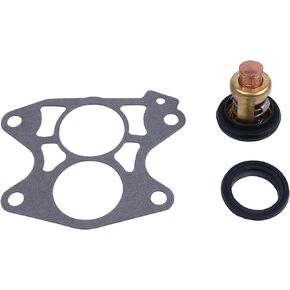 Boat Engine Thermostat Kit 6E5-12411-30-00 18-3540 688-12411-11-00 6H3-12411-11-00 Compatible with Yamaha 25MSH 0409 Z200TXRD 2005 Parsun Makara 2-Stroke 3HP 15HP 25HP 30HP