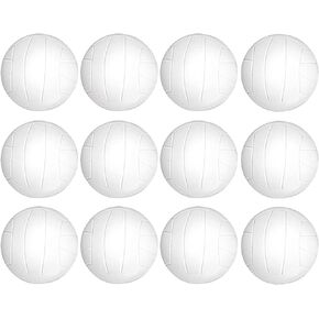 12 Pack Mini Sports Stress Volleyball Ball, Foam Squeeze Sports Ball for School Carnival Reward, Kid Birthday Party Favors, Volleyball Team Party Bag Gift Fillers