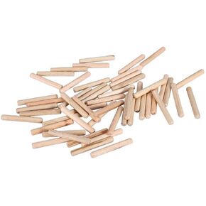 200 قطعة دبابيس وتد خشبي خزانة درج مخدد قضبان وتد مستديرة الأثاث موصل السحابة اكسسوارات 30/40/50/60 مللي متر (M8 * 60) in Kuwait