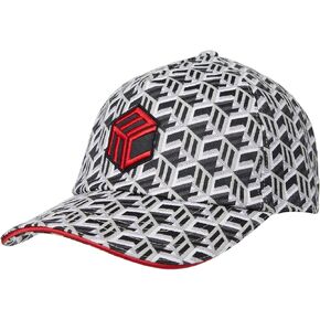 MCM Cubic Logo Jacquard Cap Black/White One Size