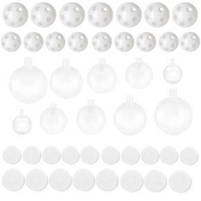 Myanmmm 60pcs Rattle Box Repair Toy-Squeakers, Rattle Balls, Rattles Boxes Mixed for Sewing in Noise Maker Insert Pet Baby Toys
