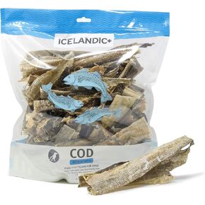 Icelandic+ Cod Skin Mixed Pieces Dog Treat 16-oz Bag
