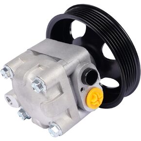 Power Steering Pump w/Pulley Replacement for Infiniti M35 V6 3.5L 2006-2008 G25 V6 2.5L 2011-2012 49110EG000 49110JK00B