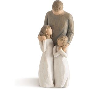 Willow Tree My Girls, Looking at You, I See Wonder, Joy, Strength, Celebrates Loving Relationships Between Parent and Children, Grandparent and Grandchildren, Sculpted Hand-Painted Figure
