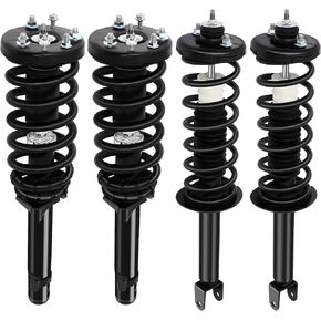 Complete Struts Shock Absorbers Fits for 2008-2012 for Honda for Accord[2.4L ONLY] cciyu 172562R 172562L 172563 Quick Struts Assembly Front and Rear Pair Struts