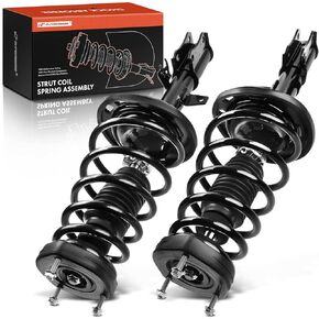 A-Premium Rear Pair (2) Complete Strut & Coil Spring Assembly Compatible with Toyota Avalon 2004 2005, Driver and Passenger Side