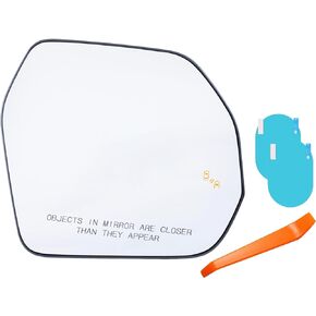 EAP Passenger Side Mirror Glass Replacement Compatible with Toyota Tundra 2022-2024, Heated with Blind Spot Detection, Without Auto Dimming, 87902-0C020, 879020C020