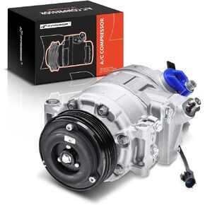 A-Premium Air Conditioner AC Compressor with Clutch Compatible with BMW 335d 525i 528i xDrive 528xi 530i 535i 540i 545i 550i 650Ci 650i 740i 740iL 745i 745Li 750i 750iL 760Li