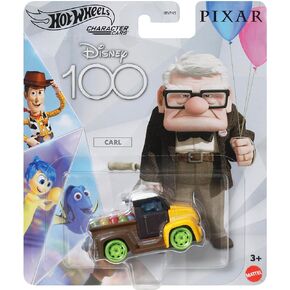 Hot Wheels Disney 100 Character Cars Carl, 1:64 Scale Collectible Toy Car from Pixar