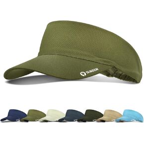Sukeen Cooling Stretchy Visor Free Size Cool Hat with UV Protection Brim Peak Vizor for Golf,Tennis,Cycling,Running