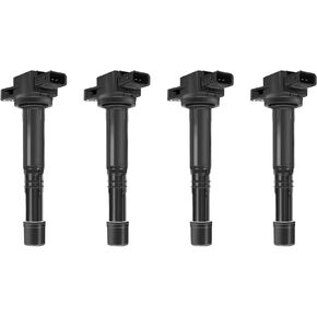 MAYASAF UF311x4 Pack of 4 Ignition Coils Replacement for Acura CSX RSX Honda Civic Si 2.0L S2000 Accord DX CR-V Element 2.4L Pilot V6 3.5L…