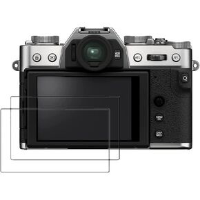 Glass Screen Protector for Fujifilm X-T30 Mark II, [2 Pcs] Anti-scratch Bubble-Free Waterproof Clear Touch 9H Hardness Tempered Glass Screen Protector for Fujifilm X-T30 Mark II Camera