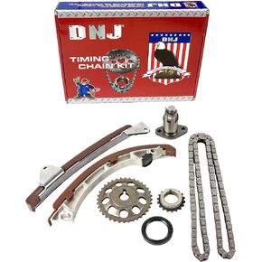 DNJ TK951 Timing Chain Kit for 1998-2008 / Pontiac, Toyota/Celica, Corolla, Matrix, MR2 Spyder, Prizm, Vibe / 1.8L / DOHC / L4 / 16V / 110cid, 1794cc / 1ZZFE