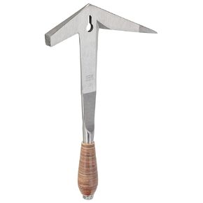 Picard Tilers' Hammer, Slating & Roofing Hammer, Alloyed Special Steel Head, Leather Grip, Nail Puller, For Right-Handers, Made in Germany, 25 oz