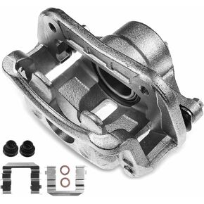 A-Premium Disc Brake Caliper Assembly with Bracket Compatible with Select Kia Models - Rondo 2007 2008 2009 2010 2011 2012 - Front Left Driver Side