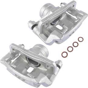 2x Disc Brake Caliper Assembly with Bracket 19-B2090 19-B2091 Replacement for Honda Accord 1998-2002 L4 2.3L Front Driver and Passenger Side 45019S84A00RM 45018S84A00RM AKWH