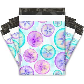 10x13 (100) Sand Dollar Designer Poly Mailers Shipping Envelopes Premium Printed Bags