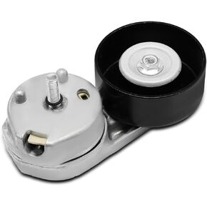 A-Premium Belt Tensioner Assembly with Pulley Compatible with Ford F-250 Super Duty/F-350 Super Duty/F-450 Super Duty/F-550 Super Duty 2008-2010, 6.4L, Replace# 7C3Z6B209A, 7C3Z6B209D