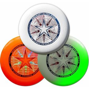 Discraft 175g Ultimate Disc Bundle (3 Discs) White, Orange & Glow