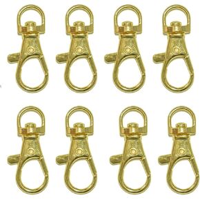 ALL in ONE Lobster Claw Swivel Clasps Lobster Snap Clasp Hook for Key Ring DIY Craft Jewelry Making 1-1/2"x5/8" (Antique Bronze-20pcs) in Kuwait