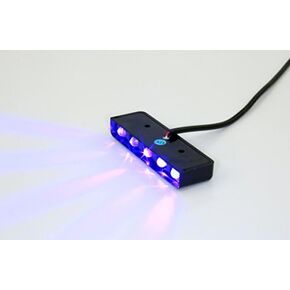 مصباح خريطة LED - طاقة عالية - 5 مصابيح LED - مصباح LED أزرق أسفل لوحة إضاءة القدم
