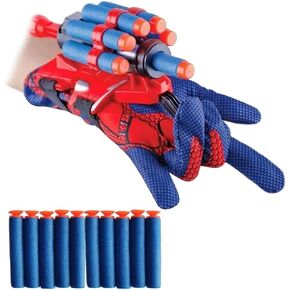 Spider Gloves Man Web Shooter Toy for Kids, Spider Kids Cosplay Launcher Glove Toys for Boys Girls Hero Movie with Wrist Set Funny Decorate Children Funny Educational