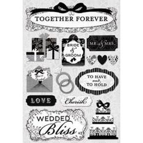 Karen Foster Wedding Cardstock Stickers: Together Forever