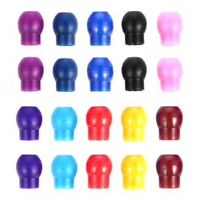 VILLCASE 10 Pairs Stethoscope Replacement Parts Earplugs Ear Tips Stethoscope Accessories (Assorted Color)
